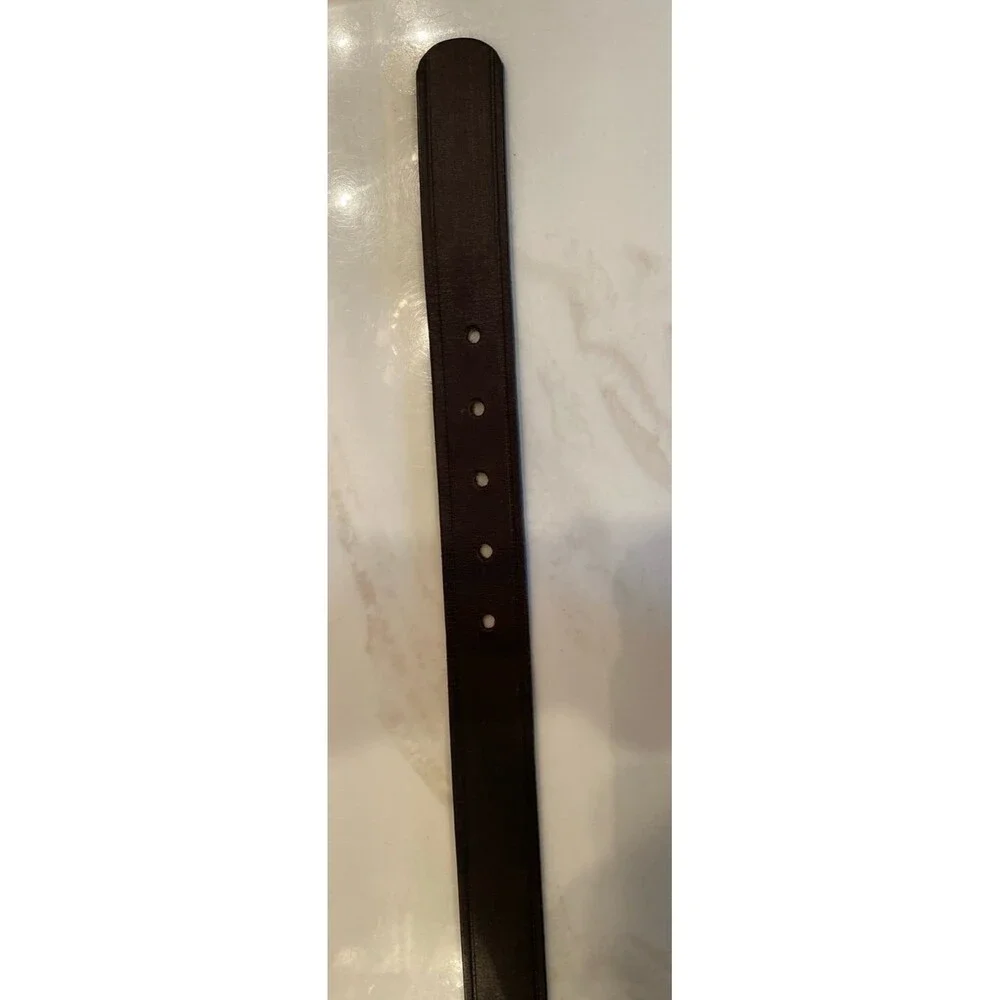 Cherokee Men’s Leather Belt Gold‎ Buckle Dk Brown Buckle 1 “ Leather Belt 41”.